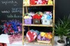Set of 24 Soap Flower Heart Box - Red Roses